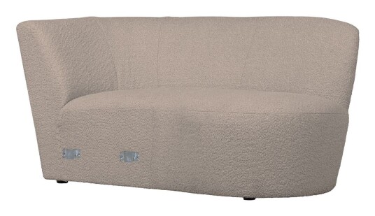 WOOOD Coco Chaiselounge Modul, Høyre, Sand Bouclé Unoliving