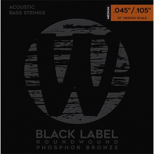 Warwick Svart Label Acoustic Bass (045-105) Phosphor Bronze, Medium