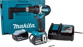 Makita Borskrutrekker 18V DDF484RTJ 2x5.0Ah