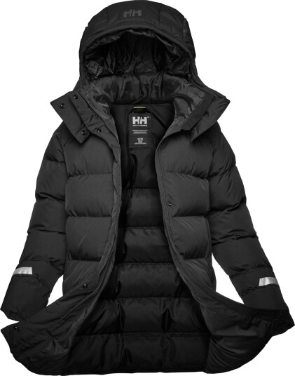 Helly Hansen Dame Aspire Varm Oppblåst Overdimensjonert Parka Svart L SvartL