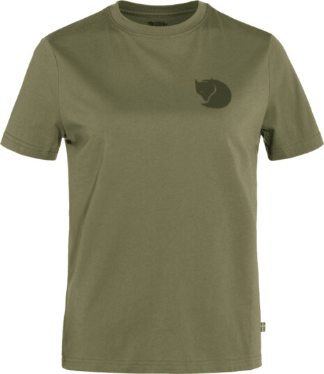 Fj�llr�ven Women's Fox Boxy Logo Tee Gr?nn S Woman
