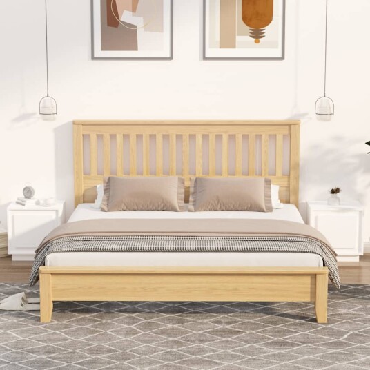 vidaXL Nattbord 2 stk hvit 44x35x45 cm konstruert tre