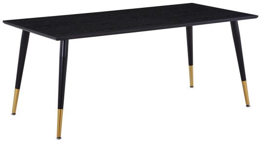 Dipp spisebord 90x180cm svart. Dipp spisebord 90x180cm svart.