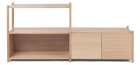 Gejst Sceene bookcase D Lys eik Gejst Sceene bookcase D Lys eik