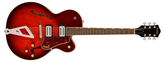 Gretsch G2420 Streamliner Hollow Body Chrom. II LF Broad'Tron Claret Burst