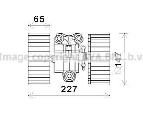 Viftemotor kupévifte AVA Clever Choice BW8470 Viftemotor kupévifte AVA Clever Choice BW8470