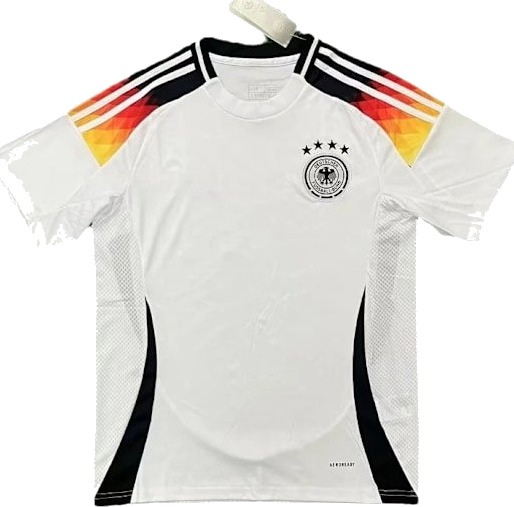 UEFA Euro 24/25 T skjorte for det tyske landslaget hjemme og borte størrelser S 2XL Hjemme