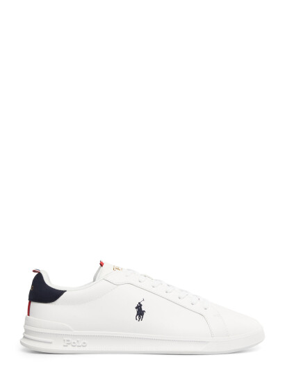 Polo Ralph Lauren Heritage Court Ii Leather Sneaker - White - 36 Polo Ralph Lauren Heritage Court Ii Leather Sneaker - White - 36