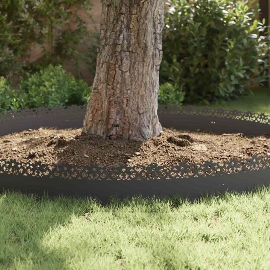 vidaXL Plenkanter 30 pcs Svart 103 x 0,05 x 22 cm Stål