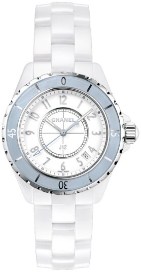 Chanel Dameklokke H4340 J12 Hvit/Keramik Ø33 mm