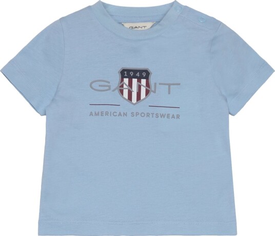 Gant Archive Shield Ss T Shirt Blue 74