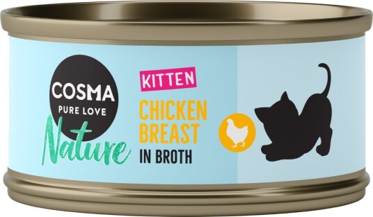 Cosma Nature Kitten Kylling 6 X 70 G