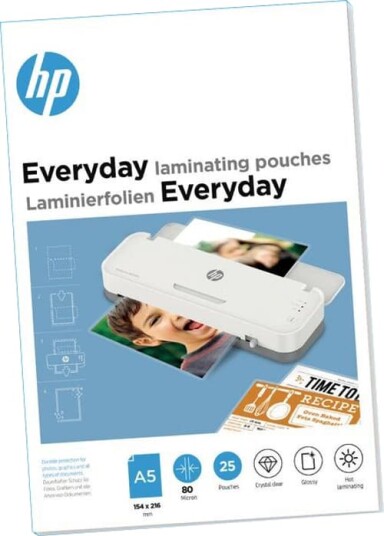 Hp Everyday Lamineringsposer 80 Mikron A5 25 Stk.