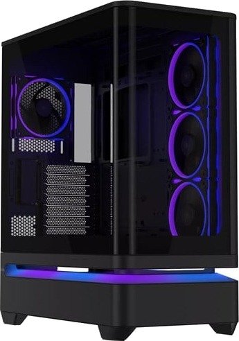 ASUS PRIME AP304 TG ARGB Kabinett Miditower Svart 90DC0110-B10000