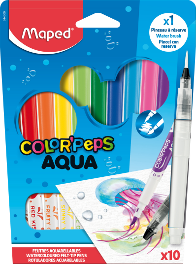 Tusj MAPED Color Peps akvarell 11 stk Tusj MAPED Color Peps akvarell 11 stk