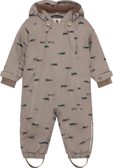En Fant Baby Snowsuit Aop Beige 86 En Fant Baby Snowsuit Aop Beige 86