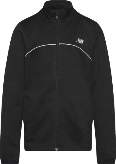 New Balance Nb Tricot Full Zip Funnel Top Black 128