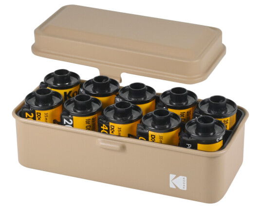 Kodak Film Case 120/135 (Large) Beige Oppbevaringsboks for film Kodak Film Case 120/135 (Large) Beige Oppbevaringsboks for film
