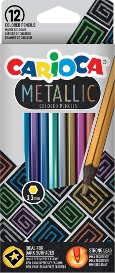 Fargeblyanter Carioca metallic 12 stk Fargeblyanter Carioca metallic 12 stk