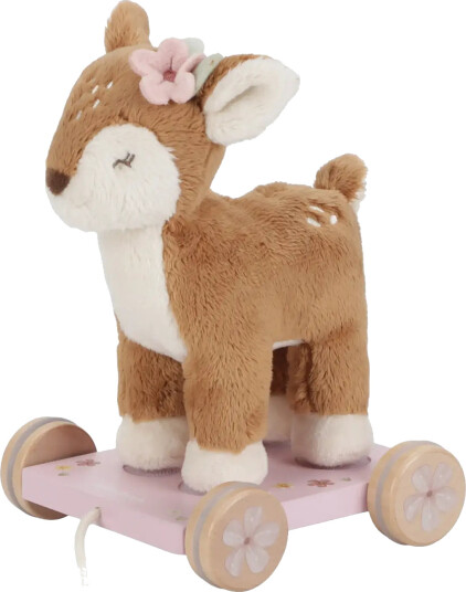 Little Dutch Little Dutch Pull Along Deer Fairy Garden - Pink - ONE SIZE