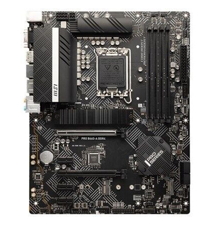 MSI PRO B660-A DDR4 - Intel B660 - Intel LGA1700 socket - DDR4 RAM - ATX
