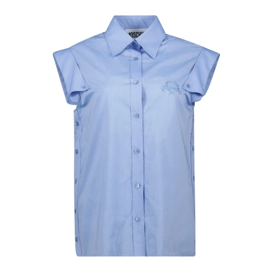 Moschino Dame Bluser & Skjorter Blå S,