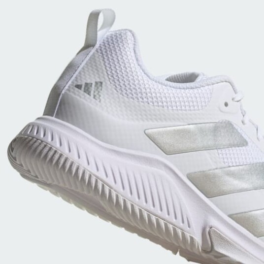 Adidas Court Team Bounce 2.0 Dame Cloud White/Silver Metallic/Grey One 42