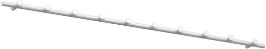 Essem Design Classic knaggrekke 50 cm Svart