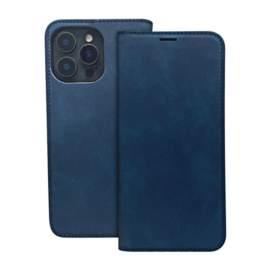 TFO Smart Suede deksel for iPhone 17 Pro Marineblå