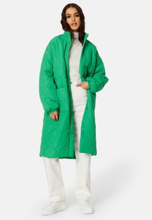Happy Holly Alma Quilted Coat Green 40/42 Happy Holly Alma Quilted Coat Green 40/42