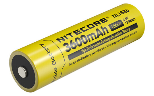 Nitecore NL1836 18650 Batteri 18650 Batteri 3600mAh Nitecore NL1836 18650 Batteri 18650 Batteri 3600mAh