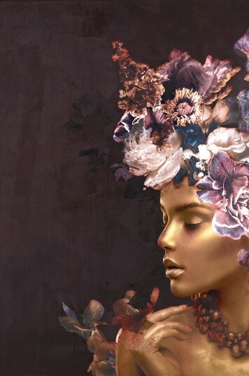 Malerifabrikken   Poster Gold Couture 4   Gull