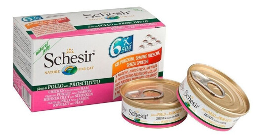 Schesir Multipack Ham 6 X 50G