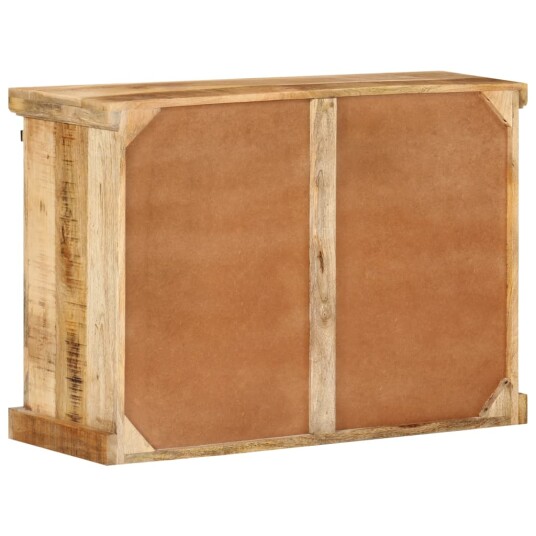 vidaXL Skjenk 80x30x55 cm grov heltre mango
