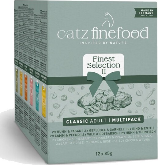 Catz Finefood Våtfôr Blandet Pakke II 12x85g