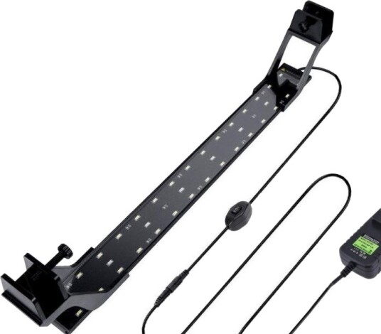 Ledlife 73-93Cm Akvarie Armatur 20W Led Hvit/Blå Justerbar