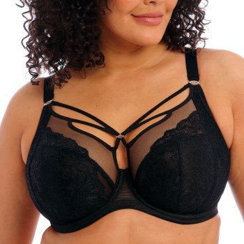 Elomi BH Brianna Underwire Plunge Bra Svart O 85 Dame