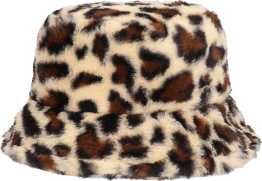 Boland Party Partners Bucket Hat i fuskepels Leopard One size 44766