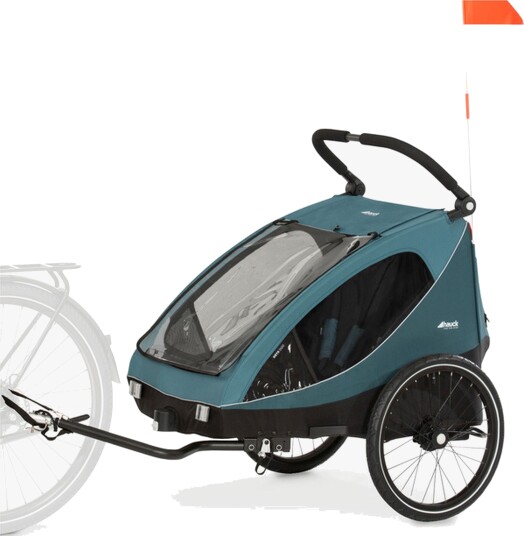 Hauck Dryk Duo Sykkelvogn, Ocean Green Hauck Dryk Duo Sykkelvogn, Ocean Green