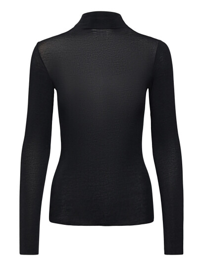 Hunkemöller Top Ls Turtleneck Intimates   Black   XL