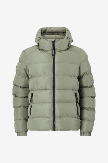 Superdry Jakke Hooded Sports Puffer Jacket Grønn