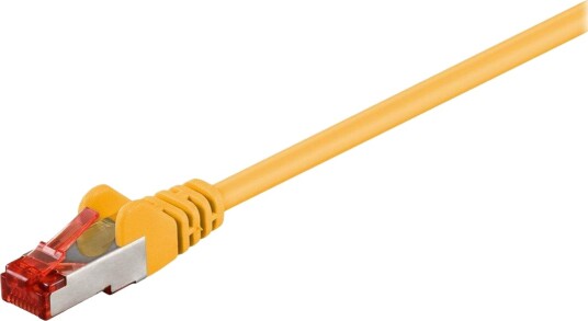 MicroConnect nettverkskabel - 15 cm - gul