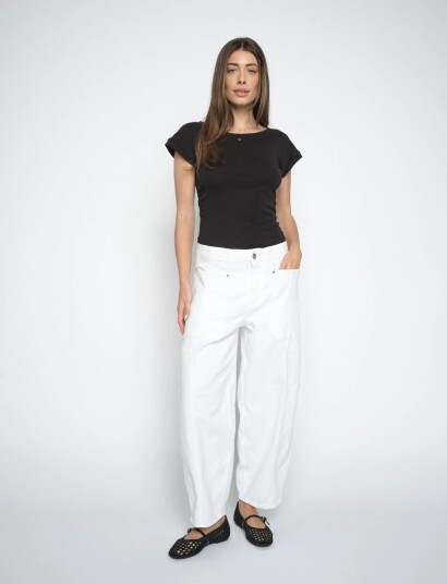 MOS MOSH Mmrosy Bianco Pant   White   28