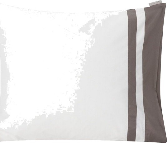 Lexington   Putevar Hotel Sateen Contrast Pillowcase   Hvit