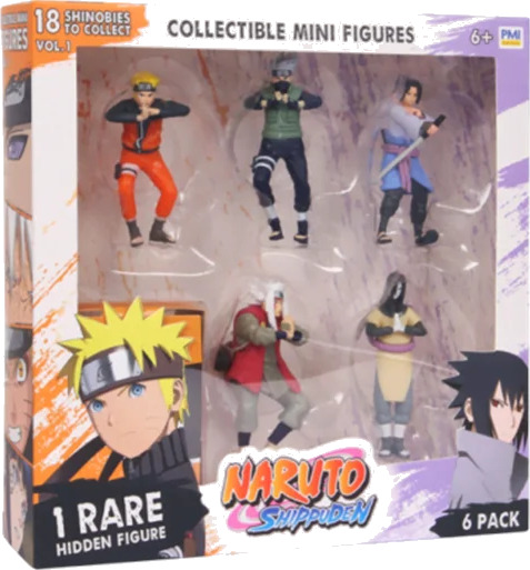 Naruto Shippuden 7 Cm Figure 6 Pack Deluxe Box Assorted Naruto Shippuden 7 Cm Figure 6 Pack Deluxe Box Assorted