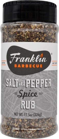 Franklin Salt and Pepper Spice Rub 326g Krydderblanding for hverdagslig bruk Franklin Salt and Pepper Spice Rub 326g Krydderblanding for hverdagslig bruk