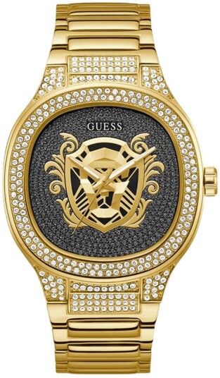 Guess Herreklokke GW0565G1 Kingdom Grå/Gulltonet stål Ø45 mm Guess Herreklokke GW0565G1 Kingdom Grå/Gulltonet stål Ø45 mm