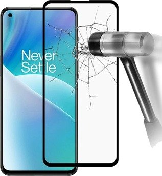 Full Dekning OnePlus Nord 2T Beskyttelsesglass - Svart