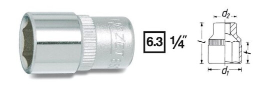 Hazet 850-14 Pipenøkkelinnsats 25,4 Mm Krom Vanadium Stål Hazet 850-14 Pipenøkkelinnsats 25,4 Mm Krom Vanadium Stål