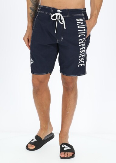 Nautic Experience Nautic Xprnc Beachshorts Navy/Red M Badebukser